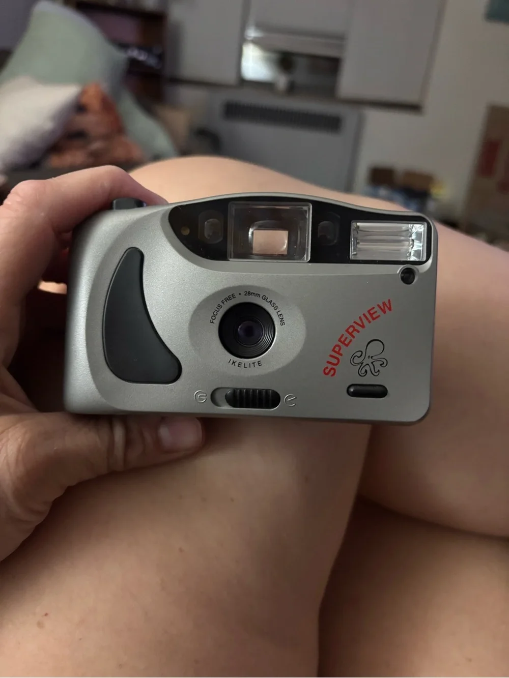 Silver 'SuperView' Point-and-Shoot Camera